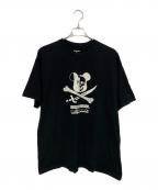 NEIGHBORHOOD×BEAR BRICKネイバーフッド×ベアブリック）の古着「×BEAR BRICK Tee」｜ブラック×ホワイト