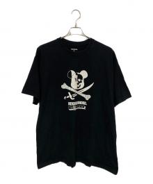 NEIGHBORHOOD×BEAR BRICK（ネイバーフッド×ベアブリック）の古着「×BEAR BRICK Tee」｜ブラック×ホワイト