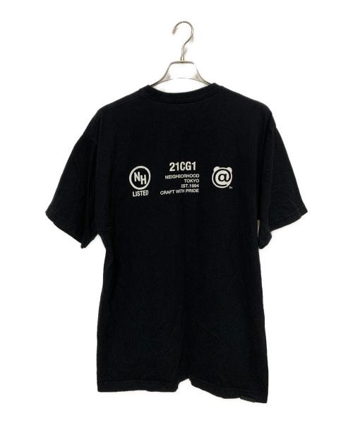 NEIGHBORHOOD（ネイバーフッド）NEIGHBORHOOD (ネイバーフッド) BEAR BRICK (ベアブリック) ×BEAR BRICK Tee ブラック×ホワイト サイズ:XLの古着・服飾アイテム