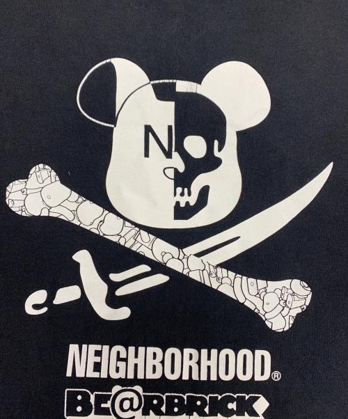 NEIGHBORHOOD（ネイバーフッド）NEIGHBORHOOD (ネイバーフッド) BEAR BRICK (ベアブリック) ×BEAR BRICK Tee ブラック×ホワイト サイズ:XLの古着・服飾アイテム