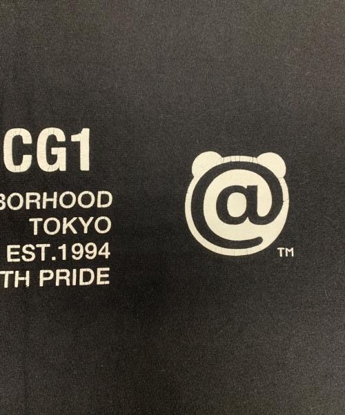 NEIGHBORHOOD（ネイバーフッド）NEIGHBORHOOD (ネイバーフッド) BEAR BRICK (ベアブリック) ×BEAR BRICK Tee ブラック×ホワイト サイズ:XLの古着・服飾アイテム