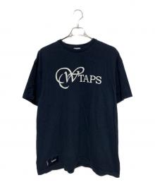 WTAPS（ダブルタップス）の古着「ロゴTee」｜ネイビー×ホワイト