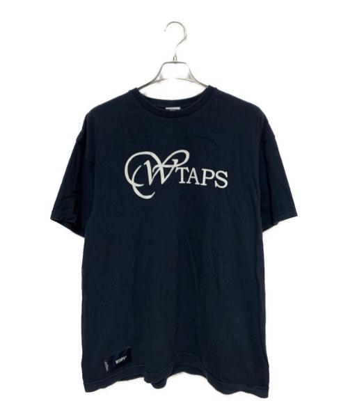 WTAPS（ダブルタップス）WTAPS (ダブルタップス) ロゴTee ネイビー×ホワイト サイズ:X03の古着・服飾アイテム