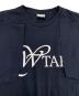 中古・古着 WTAPS (ダブルタップス) ロゴTee ネイビー×ホワイト サイズ:X03：8000円