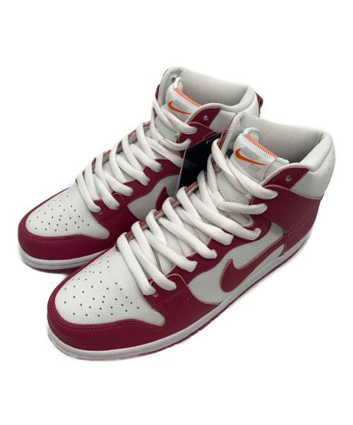 NIKE SB（ナイキエスビー）NIKE SB (ナイキエスビー) Dunk High Pro Orange Labe ホワイト×ピンク サイズ:28 未使用品の古着・服飾アイテム