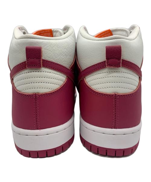 NIKE SB（ナイキエスビー）NIKE SB (ナイキエスビー) Dunk High Pro Orange Labe ホワイト×ピンク サイズ:28 未使用品の古着・服飾アイテム