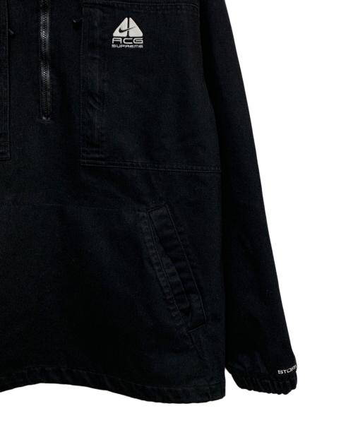 NIKE ACG（ナイキエーシージー）NIKE ACG (ナイキエーシージー) Supreme (シュプリーム) 22AW DENIM PULLOVER ブラック サイズ:Ｌの古着・服飾アイテム
