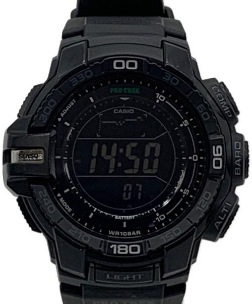 CASIO（カシオ）CASIO (カシオ) PRO TERKトリプルセンサー タフソーラー ブラックの古着・服飾アイテム