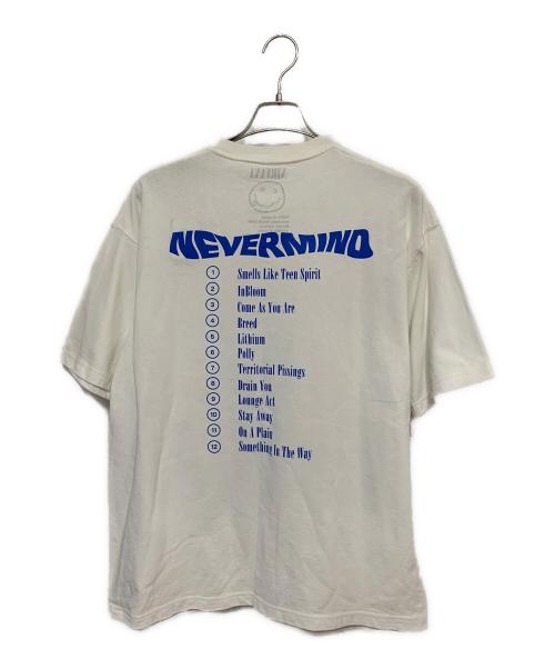 FREAK'S STORE（フリークスストア）FREAK'S STORE (フリークスストア) NIRVANA (ニルヴァーナ) ×NIRVANA Tee ホワイト×ブルー サイズ:Ｌ 未使用品の古着・服飾アイテム