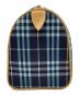 BURBERRY BLUE LABEL (バーバリー ブルー レーベル) ミニボストンバッグ ブルー×ベージュ：8000円