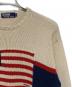 POLO RALPH LAUREN (ポロ・ラルフローレン) 薄手ニット ホワイト×ネイビー サイズ:170：15000円