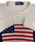 中古・古着 POLO RALPH LAUREN (ポロ・ラルフローレン) 薄手ニット ホワイト×ネイビー サイズ:170：15000円