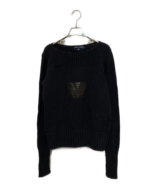 Ralph Lauren POLO SPORT（ラルフローレン ポロスポーツ）Ralph Lauren POLO SPORT (ラルフローレン ポロスポーツ) 厚手ニット ブラック サイズ:Lの古着・服飾アイテム
