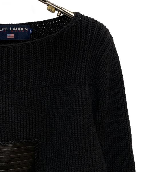 Ralph Lauren POLO SPORT（ラルフローレン ポロスポーツ）Ralph Lauren POLO SPORT (ラルフローレン ポロスポーツ) 厚手ニット ブラック サイズ:Lの古着・服飾アイテム