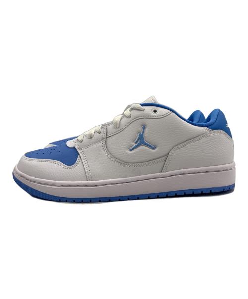 NIKE（ナイキ）NIKE (ナイキ) JORDAN COURT CONNECT LOW ホワイト×ブルー サイズ:27 未使用品の古着・服飾アイテム