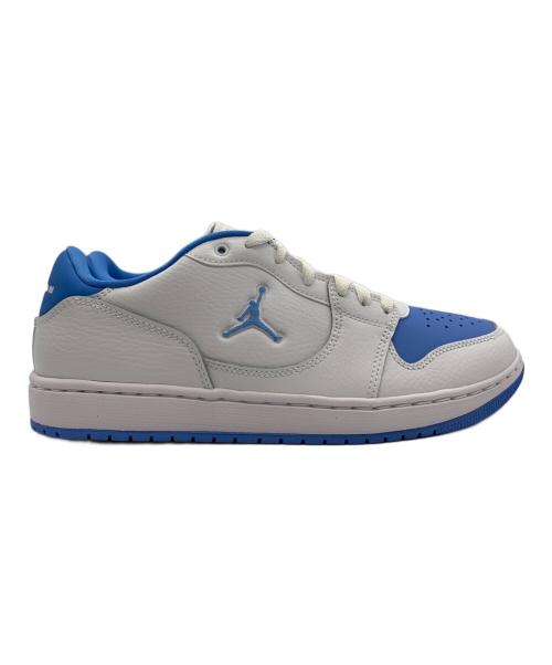 NIKE（ナイキ）NIKE (ナイキ) JORDAN COURT CONNECT LOW ホワイト×ブルー サイズ:27 未使用品の古着・服飾アイテム
