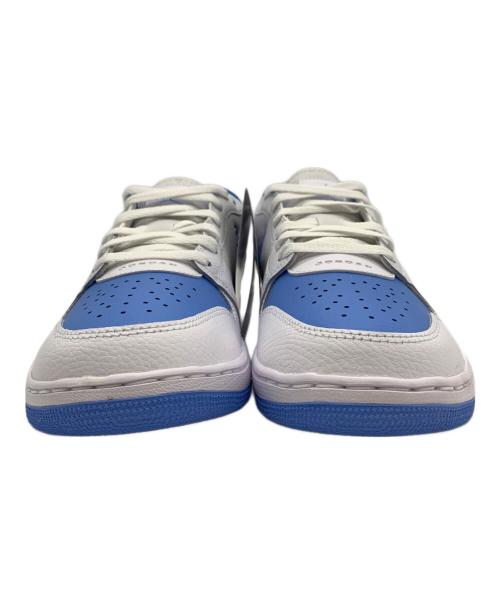 NIKE（ナイキ）NIKE (ナイキ) JORDAN COURT CONNECT LOW ホワイト×ブルー サイズ:27 未使用品の古着・服飾アイテム