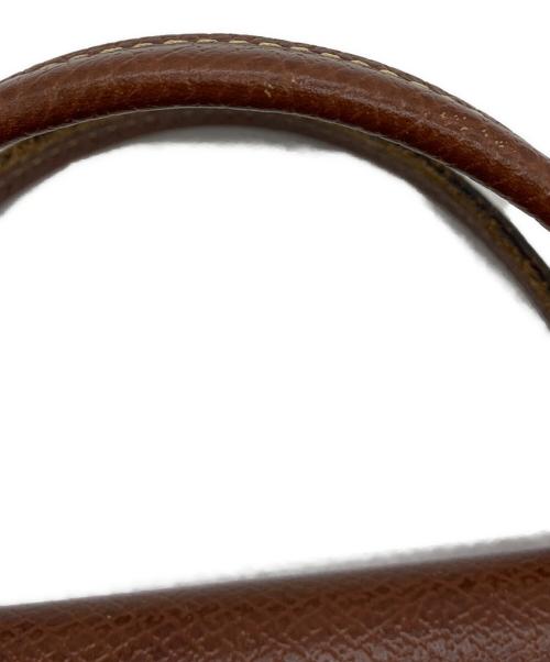 LONGCHAMP（ロンシャン）LONGCHAMP (ロンシャン) ル プリアージュ ネイビー×ブラウンの古着・服飾アイテム