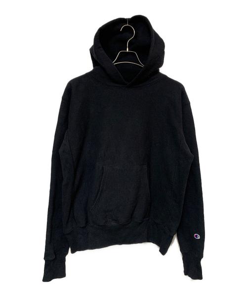 Champion REVERSE WEAVE（チャンピオン リバース ウィーブ）Champion REVERSE WEAVE (チャンピオン リバース ウィーブ) USA製 スウェットパーカー ブラック サイズ:XLの古着・服飾アイテム