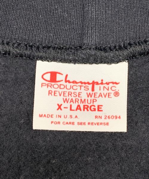 Champion REVERSE WEAVE（チャンピオン リバース ウィーブ）Champion REVERSE WEAVE (チャンピオン リバース ウィーブ) USA製 スウェットパーカー ブラック サイズ:XLの古着・服飾アイテム