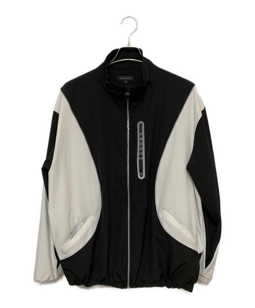 CRONOS（クロノス）CRONOS (クロノス) ナイロンジャケット ホワイト×ブラック サイズ:38(M)の古着・服飾アイテム