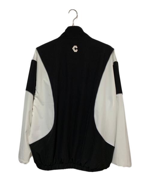 CRONOS（クロノス）CRONOS (クロノス) ナイロンジャケット ホワイト×ブラック サイズ:38(M)の古着・服飾アイテム