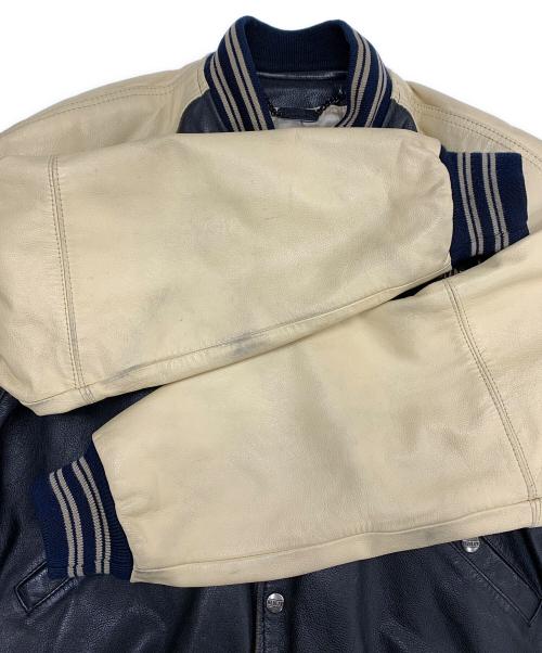 HARLEY-DAVIDSON（ハーレーダビッドソン）HARLEY-DAVIDSON (ハーレーダビッドソン) スタジャン ブラック×ベージュ サイズ:Sの古着・服飾アイテム