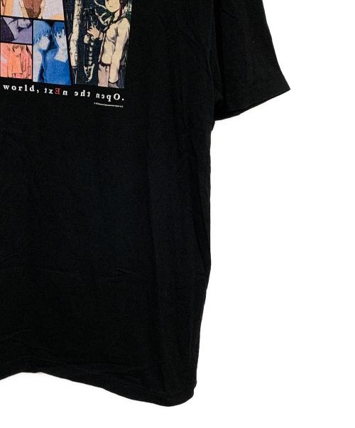 serial experiments lain（シリアルエクスペリメンツレイン）serial experiments lain (シリアルエクスペリメンツレイン) Messa (メッサ) Tシャツ ブラック サイズ:XXLの古着・服飾アイテム