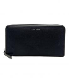 COLE HAAN（コールハーン）の古着「レザー エッジ コンチネンタル」｜ブラック