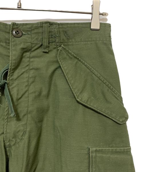 US ARMY（ユーエスアーミー）US ARMY (ユーエスアーミー) ミリタリーパンツ グリーン サイズ: SMALL SHORTの古着・服飾アイテム