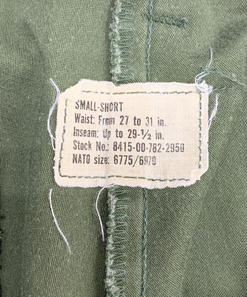 US ARMY（ユーエスアーミー）US ARMY (ユーエスアーミー) ミリタリーパンツ グリーン サイズ: SMALL SHORTの古着・服飾アイテム