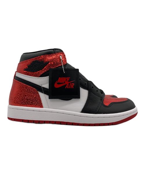 NIKE（ナイキ）NIKE (ナイキ) AIR JORDAN 1 RETRO レッド×ブラック サイズ:27 未使用品の古着・服飾アイテム