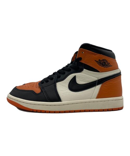 NIKE（ナイキ）NIKE (ナイキ) Air Jordan 1 Shattered Backboard オレンジ×ブラック サイズ:26.5の古着・服飾アイテム