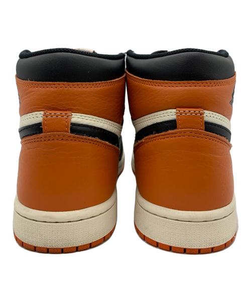 NIKE（ナイキ）NIKE (ナイキ) Air Jordan 1 Shattered Backboard オレンジ×ブラック サイズ:26.5の古着・服飾アイテム