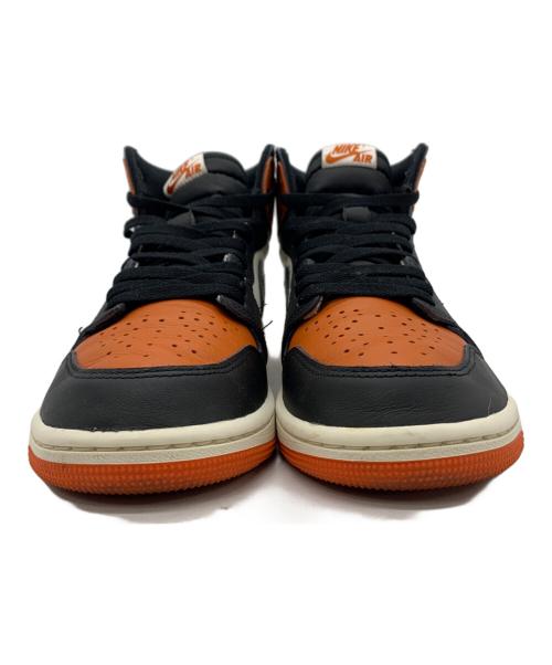 NIKE（ナイキ）NIKE (ナイキ) Air Jordan 1 Shattered Backboard オレンジ×ブラック サイズ:26.5の古着・服飾アイテム