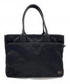 PORTERポーター）の古着「TIME TOTE BAG」｜ブラック