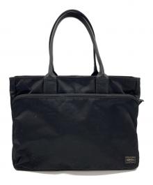 PORTER（ポーター）の古着「TIME TOTE BAG」｜ブラック