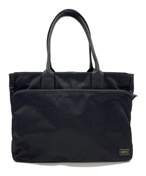 PORTER（ポーター）PORTER (ポーター) TIME TOTE BAG ブラックの古着・服飾アイテム