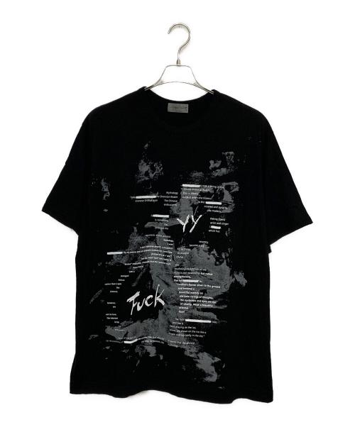 YOHJI YAMAMOTO（ヨウジヤマモト）YOHJI YAMAMOTO (ヨウジヤマモト) Tシャツ ブラック サイズ:3の古着・服飾アイテム
