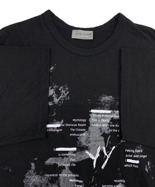 YOHJI YAMAMOTO（ヨウジヤマモト）YOHJI YAMAMOTO (ヨウジヤマモト) Tシャツ ブラック サイズ:3の古着・服飾アイテム