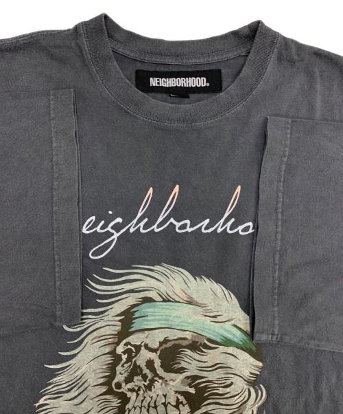 NEIGHBORHOOD（ネイバーフッド）NEIGHBORHOOD (ネイバーフッド) SAVAGE Tee グレー サイズ:Ｌの古着・服飾アイテム