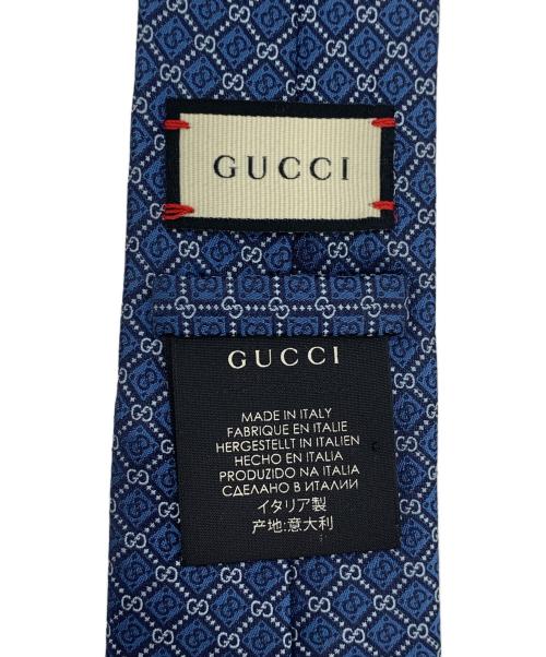 GUCCI（グッチ）GUCCI (グッチ) GGネクタイ ブルー サイズ:表記無しの古着・服飾アイテム