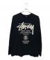 stussy（ステューシー）の古着「ワールドツアーシャツ」｜ブラック