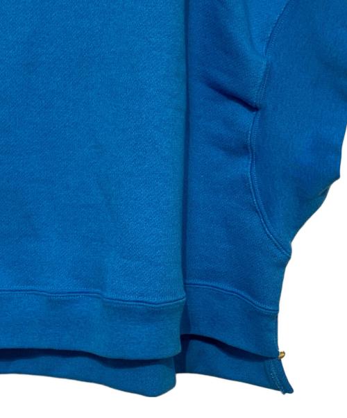 eb.a.gos（エバゴス）eb.a.gos (エバゴス) フレンチスリーブスウェット スカイブルー サイズ:記載なしの古着・服飾アイテム