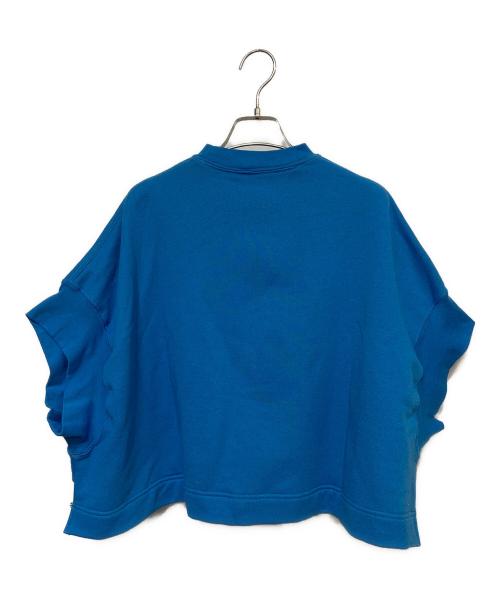 eb.a.gos（エバゴス）eb.a.gos (エバゴス) フレンチスリーブスウェット スカイブルー サイズ:記載なしの古着・服飾アイテム