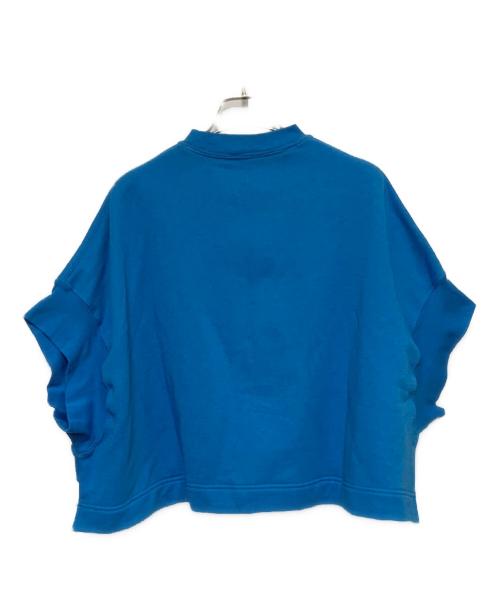 eb.a.gos（エバゴス）eb.a.gos (エバゴス) フレンチスリーブスウェット スカイブルー サイズ:記載なしの古着・服飾アイテム
