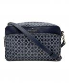 Kate Spadeケイトスペード）の古着「SPADE LINK CAMERA BAG」｜ネイビー
