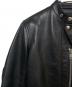 GIVENCHY (ジバンシィ) メタルディテール レザー ライダースジャケット ブラック サイズ:44：80000円