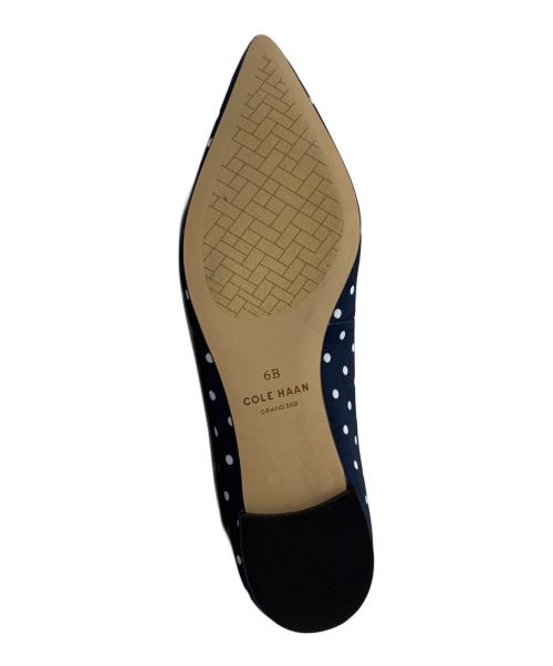 COLE HAAN（コールハーン）COLE HAAN (コールハーン) フローレット スキマー  ネイビー サイズ:6Bの古着・服飾アイテム