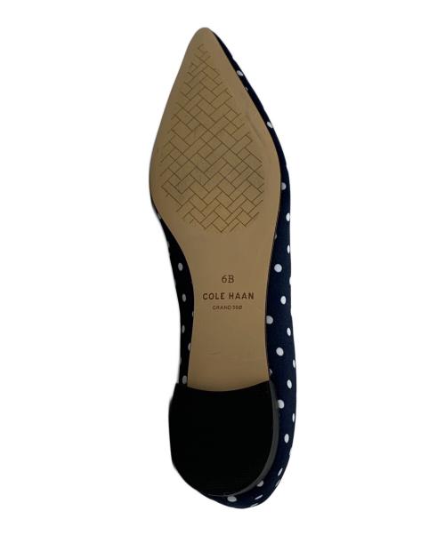 COLE HAAN（コールハーン）COLE HAAN (コールハーン) フローレット スキマー  ネイビー サイズ:6Bの古着・服飾アイテム